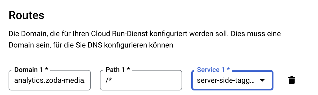 Custom Domain - Routes