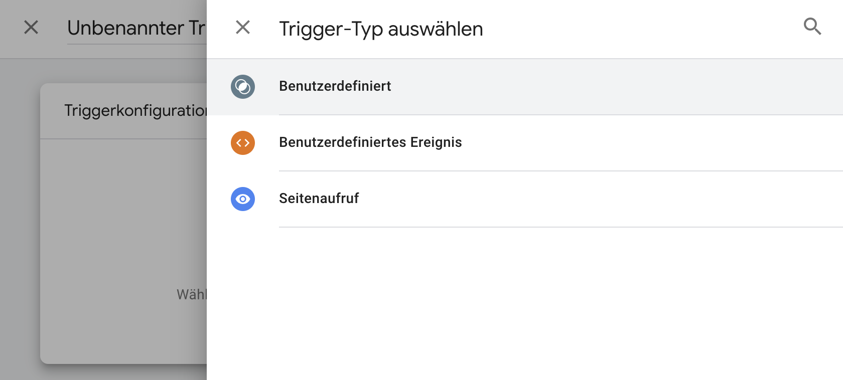 Benutzerdefinierte Trigger
